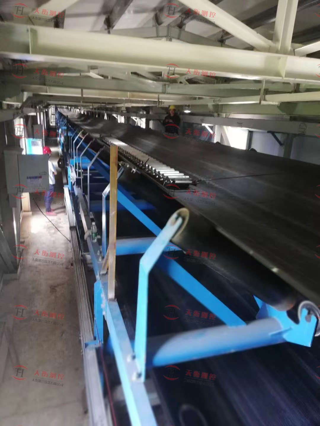 成都電廠皮帶秤及藏箱式鏈碼現場